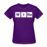 "WINe" - Women's T-Shirt purple / S - LabRatGifts - 7