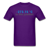 "-273.15 ºC is the Coolest" (gray) - Men's T-Shirt purple / S - LabRatGifts - 11