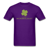 "Lucky Microbiologist" - Men's T-Shirt purple / S - LabRatGifts - 5