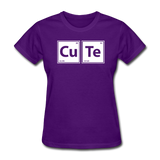 "CuTe" - Women's T-Shirt purple / S - LabRatGifts - 7