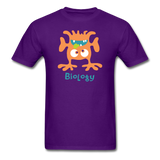 "Biology Monster" - Men's T-Shirt purple / S - LabRatGifts - 5