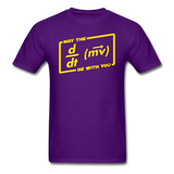 "May the Force Be With You" - Men's T-Shirt purple / S - LabRatGifts - 5
