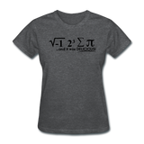 "I Ate Some Pie" (black) - Women's T-Shirt deep heather / S - LabRatGifts - 11