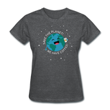 "Save the Planet" - Women's T-Shirt deep heather / S - LabRatGifts - 9