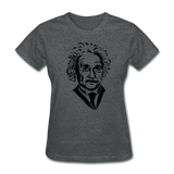 "Albert Einstein" - Women's T-Shirt deep heather / S - LabRatGifts - 7