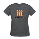 "Nice Rack" - Women's T-Shirt deep heather / S - LabRatGifts - 6