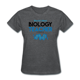 "World's Best Biology Teacher" - Women's T-Shirt deep heather / S - LabRatGifts - 6
