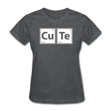 "CuTe" - Women's T-Shirt deep heather / S - LabRatGifts - 11