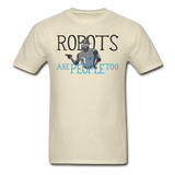 "Robots are People too" - Men's T-Shirt khaki / S - LabRatGifts - 1