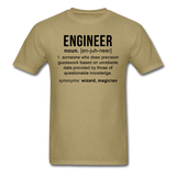 "Engineer" (black) - Men's T-Shirt khaki / S - LabRatGifts - 5