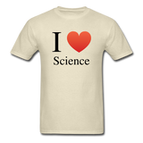 "I ♥ Science" (black) - Men's T-Shirt khaki / S - LabRatGifts - 4