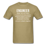 "Engineer" (white) - Men's T-Shirt khaki / S - LabRatGifts - 15