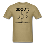 "Chocolate" - Men's T-Shirt khaki / S - LabRatGifts - 2