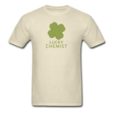 "Lucky Chemist" - Men's T-Shirt khaki / S - LabRatGifts - 4