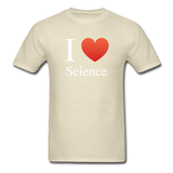 "I ♥ Science" (white) - Men's T-Shirt khaki / S - LabRatGifts - 10