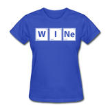 "WINe" - Women's T-Shirt royal blue / S - LabRatGifts - 6