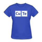 "CuTe" - Women's T-Shirt royal blue / S - LabRatGifts - 6