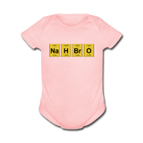 "NaH BrO" - Baby Short Sleeve One Piece light pink / Newborn - LabRatGifts - 5