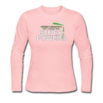 "Forget Lab Safety" - Women's Long Sleeve T-Shirt light pink / S - LabRatGifts - 1
