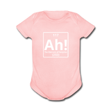 "Ah! The Element of Surprise" - Baby Short Sleeve One Piece light pink / Newborn - LabRatGifts - 3