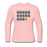"Na Na Na Batmanium" - Women's Long Sleeve T-Shirt light pink / S - LabRatGifts - 4