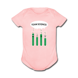 "Team Science" - Baby Short Sleeve One Piece light pink / Newborn - LabRatGifts - 4