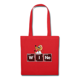 "WINe Periodic Table" - Tote Bag red / One size - LabRatGifts - 5