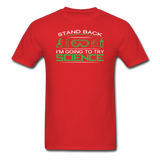 "Stand Back" - Men's T-Shirt red / S - LabRatGifts - 8