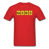 "NaH BrO" - Men's T-Shirt red / S - LabRatGifts - 9