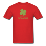 "Lucky Biologist" - Men's T-Shirt red / S - LabRatGifts - 6