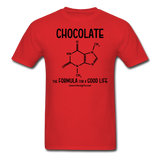 "Chocolate" - Men's T-Shirt red / S - LabRatGifts - 10