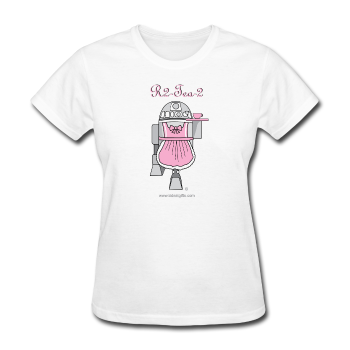 "R2-Tea-2" - Women's T-Shirt white / S - LabRatGifts - 1