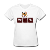 "Wine Periodic Table" - Women's T-Shirt white / S - LabRatGifts - 11