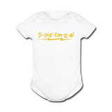 "Bazinga!" - Baby Short Sleeve One Piece white / Newborn - LabRatGifts - 4