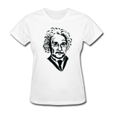 "Albert Einstein" - Women's T-Shirt white / S - LabRatGifts - 1