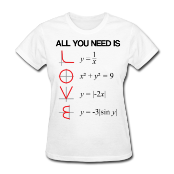 "All You Need is Love" - Women's T-Shirt white / S - LabRatGifts - 1