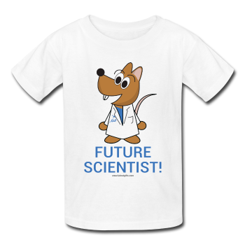 "Future Scientist" (Matt) - Kids' T-Shirt white / XS - LabRatGifts - 2