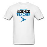 "World's Best Science Teacher" - Men's T-Shirt white / S - LabRatGifts - 1