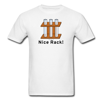 "Nice Rack" - Men's T-Shirt white / S - LabRatGifts - 1