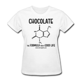 "Chocolate" - Women's T-Shirt white / S - LabRatGifts - 12