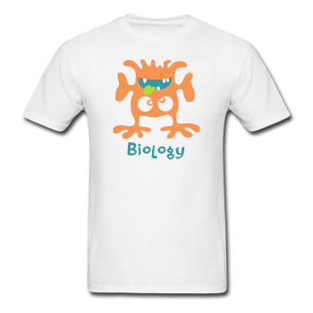 "Biology Monster" - Men's T-Shirt white / S - LabRatGifts - 1