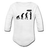 "Stop Following Me" - Baby Long Sleeve One Piece white / 6 months - LabRatGifts - 2