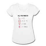 "All You Need Is Love" - Women's Tri-Blend V-Neck