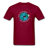 "Save the Planet" - Men's T-Shirt burgundy / S - LabRatGifts - 4