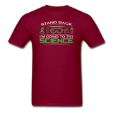 "Stand Back" - Men's T-Shirt burgundy / S - LabRatGifts - 3