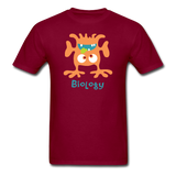 "Biology Monster" - Men's T-Shirt burgundy / S - LabRatGifts - 12