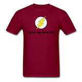 "Faster Than 186,282 MPS" - Men's T-Shirt burgundy / S - LabRatGifts - 12