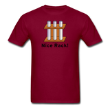 "Nice Rack" - Men's T-Shirt burgundy / S - LabRatGifts - 11