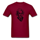 "Albert Einstein" - Men's T-Shirt burgundy / S - LabRatGifts - 12