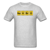 "NaH BrO" - Men's T-Shirt heather gray / S - LabRatGifts - 14